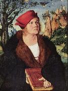 Lucas Cranach, Portrat des Dr. Johannes Cuspinian